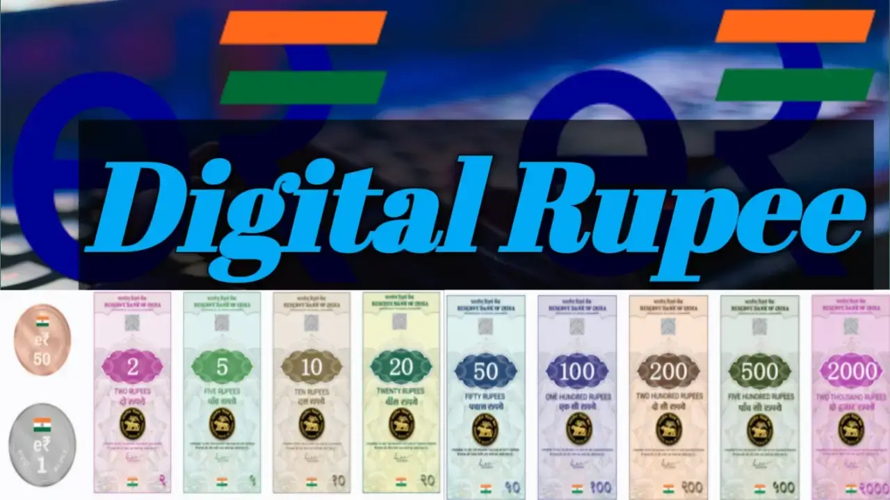 RBI Central Bank Digital Currency (CBDC) denomination chart and total supply details