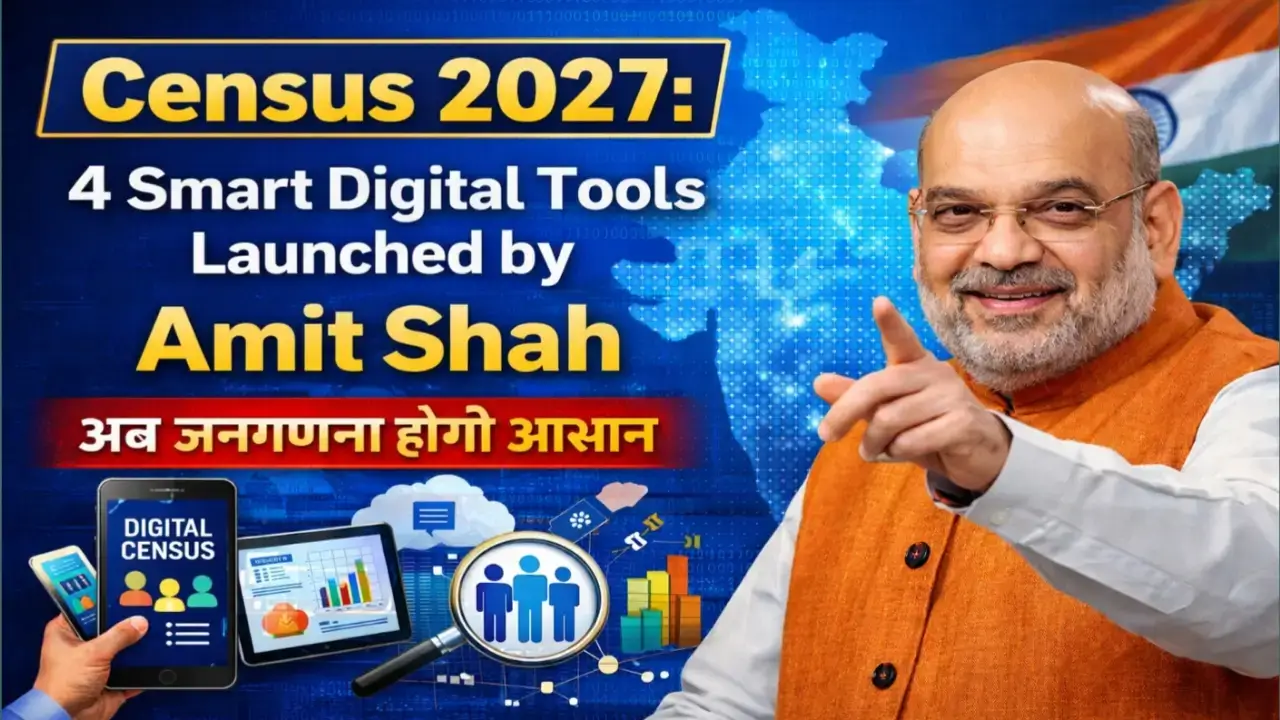 Amit Shah launches 4 smart digital tools for Census 2027 to make population counting easier in India