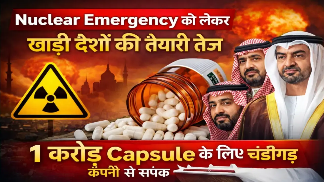 Nuclear Emergency readiness में Gulf countries द्वारा 1 करोड़ Capsule supply के लिए Chandigarh company से पूछताछ