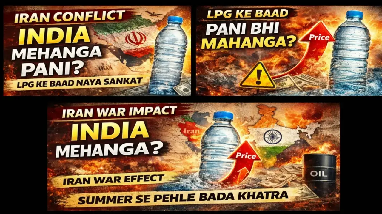 Middle East Conflict Effect: LPG के बाद पानी की कीमत बढ़ने का खतरा, भारत में संकट की आशंका