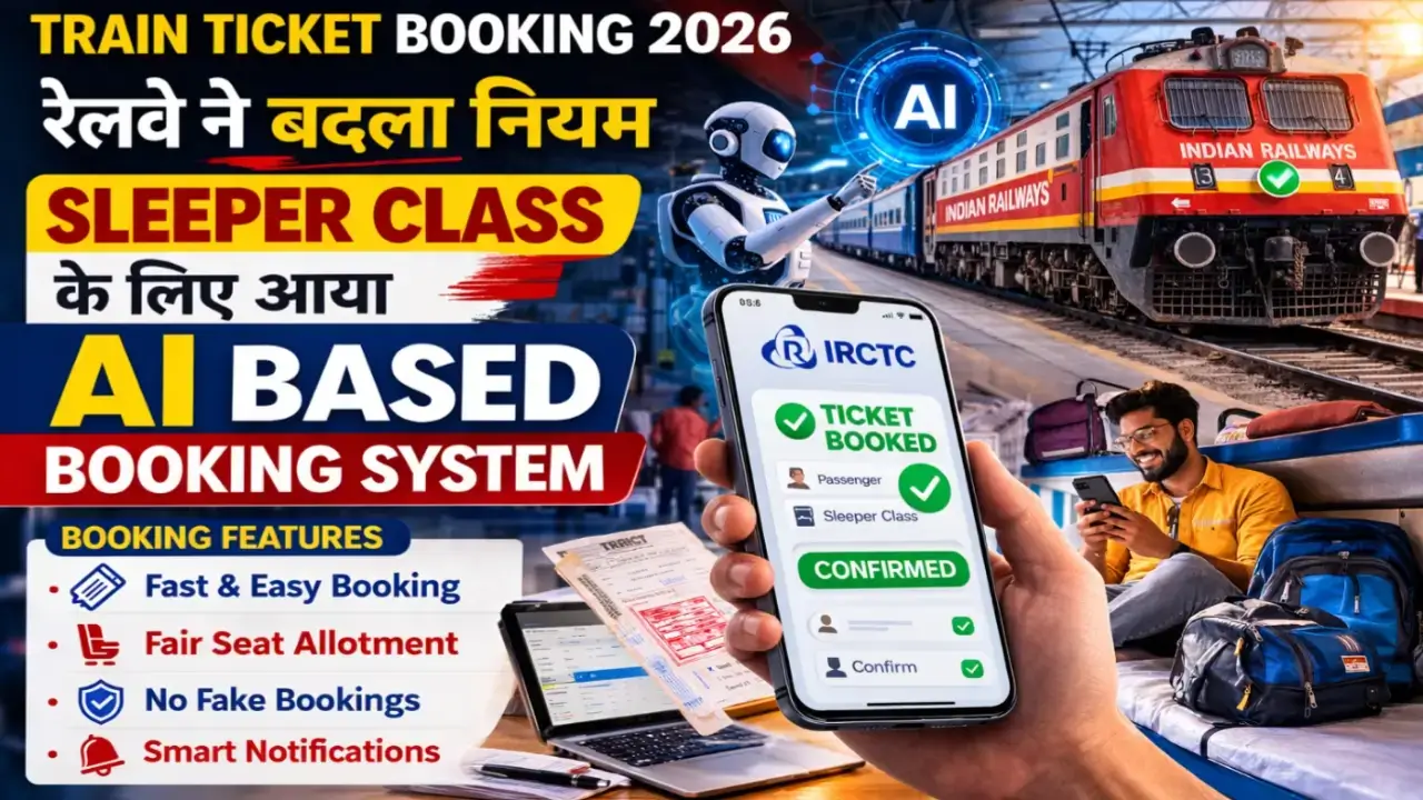 New Indian Railways rule introduces AI ticket booking for sleeper class passengers