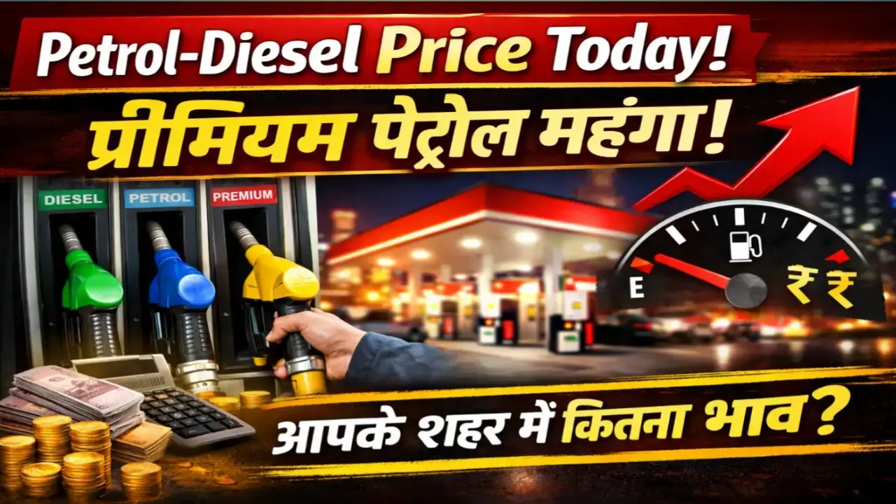 Premium petrol price hike today with updated diesel and petrol rates across cities